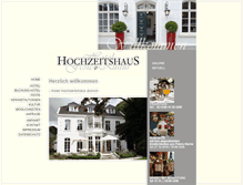 Tablet Screenshot of hochzeitshaus-aurich.de